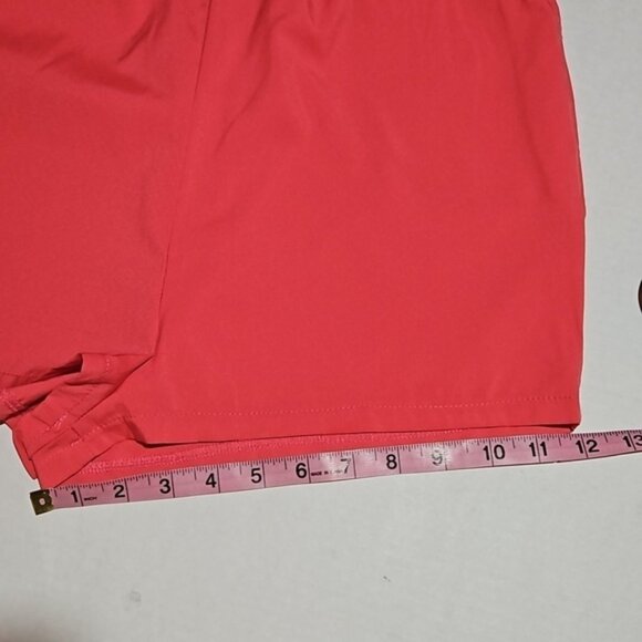 Coral Lightweight Halter Romper With Pockets - Picture 11 of 12